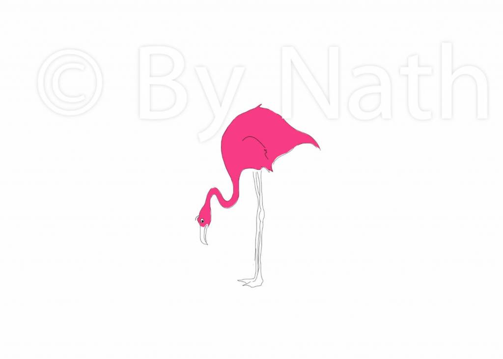 ART PRINT FLAMINGO