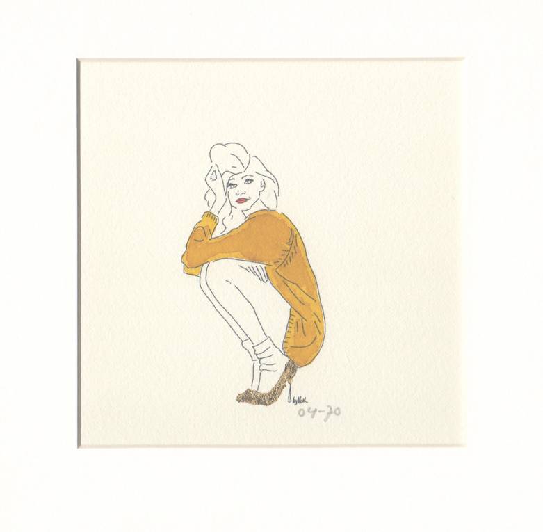 ART PRINT CLAIRE GOLD