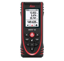 Leica LEICA DISTO X3 LASER AFSTANDSMETER 150 METER, 1MM, BLUETOOTH, IP65 Leica LEICA DISTO X3 LASER AFSTANDSMETER 150 METER, 1MM, BLUETOOTH, IP65