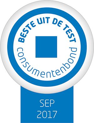 consumentenbond predicaat beste uit de test 09sep2017