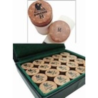 Keuenreparatie pom en dop Billiard cue Falcon layered cue tip