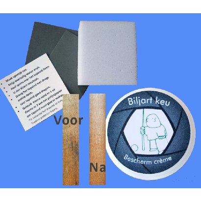 Keu onderhoud Biljart keu topeind reiniger compleet