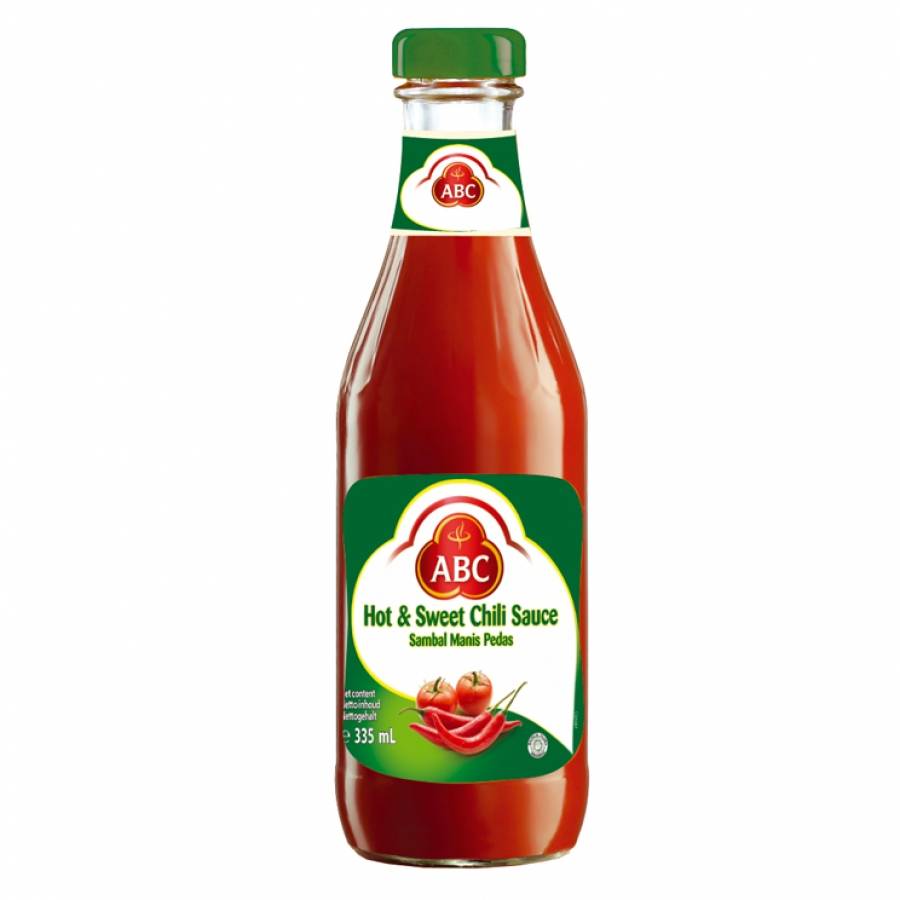 ABC Hot & Sweet chili sauce 335 ml ABC Tokogembira.nl