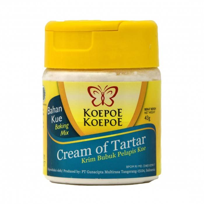 TokoGembira Koepoe Koepoe Cream of Tartar 43g Tokogembira.nl