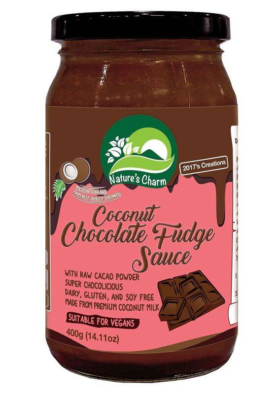 TokoGembira Nature's Charm Kokos Chocolade Saus Tokogembira.nl