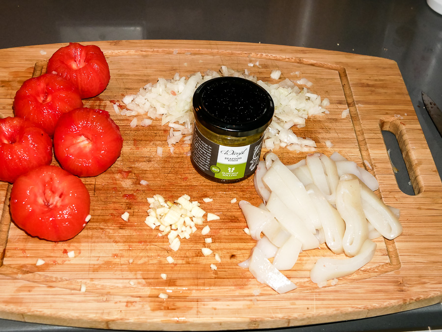Paleo Rezept: Algenpasta I Sea Pasta von Seamore mit Meeresfrüchten