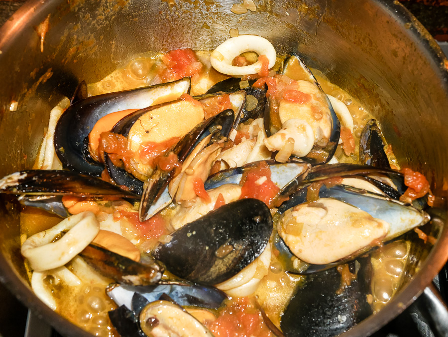Paleo Rezept: Algenpasta I Sea Pasta von Seamore mit Meeresfrüchten
