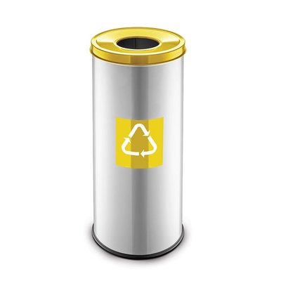 Easybin Eco flex round - 45 liter - yellow
