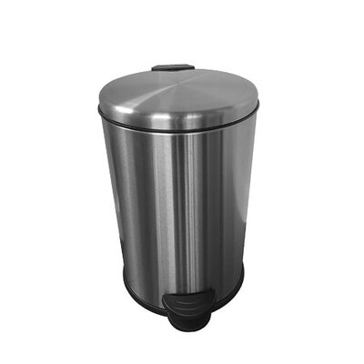 Easybin Afvalbak pedal basic 20 - rvs mat