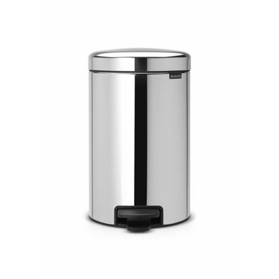 Brabantia Newicon pedaalemmer - 12 liter - brillant steel