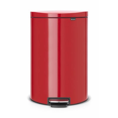 Brabantia Flatback pedaalemmer - 40 liter - passion red
