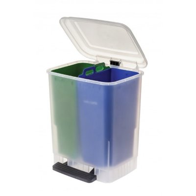 Faplana Recycle Bin Duo (2x10 liter) (Groen/Blauw)