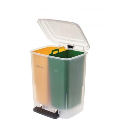 Faplana Recycle Bin Duo (2x10 liter) (Geel/Groen)