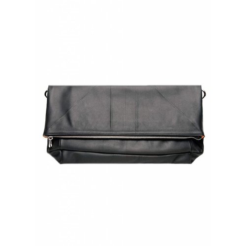 Dutch Basics Leather Folded Clutch - Black Dutch Basics Leather Folded Clutch - Black