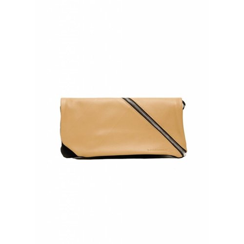 Dutch Basics Diagonal Leather Clutch - Nude Dutch Basics Diagonal Leather Clutch - Nude