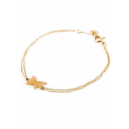 Dutch Basics Gold Plated Butterfly Bracelet Dutch Basics Gold Plated Butterfly Bracelet