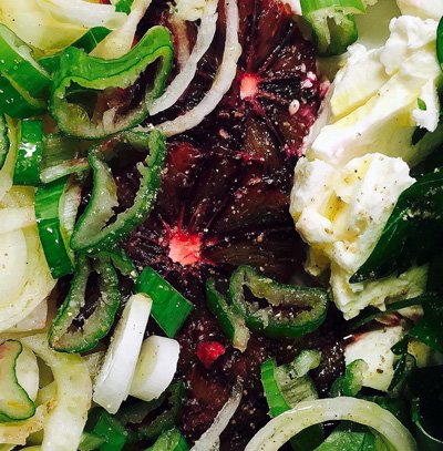 ORANGEN-FENCHEL-SALAT MIT MACA-DRESSING