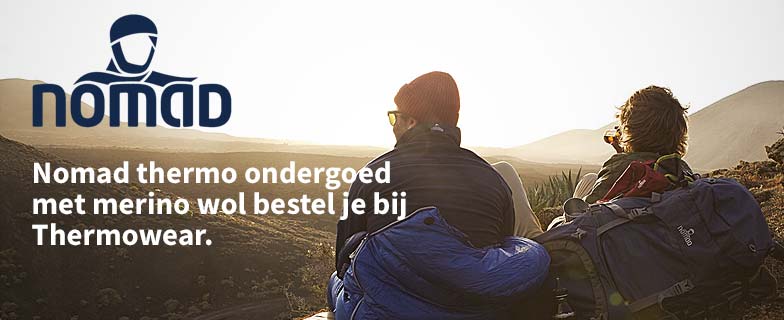 Nomad thermo ondergoed en Nomad kleding online bestellen.