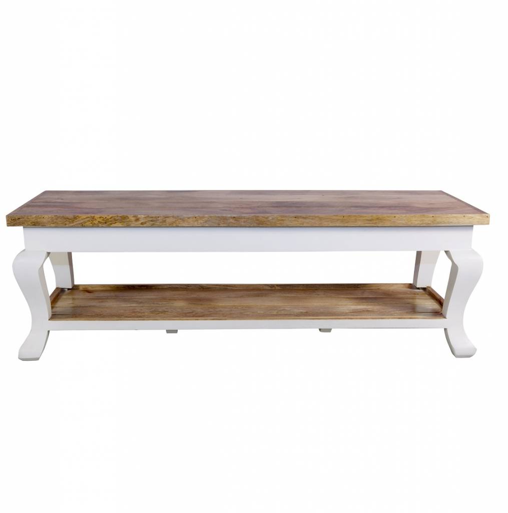 Couchtisch lasson vintage, landhaus www.jabulo.de Deko wohnzimmer weiss