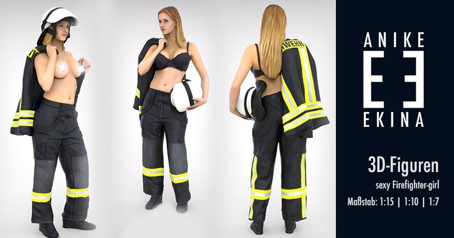 SEXY FEUERWEHR - FRAU ! - ANIKE EKINA