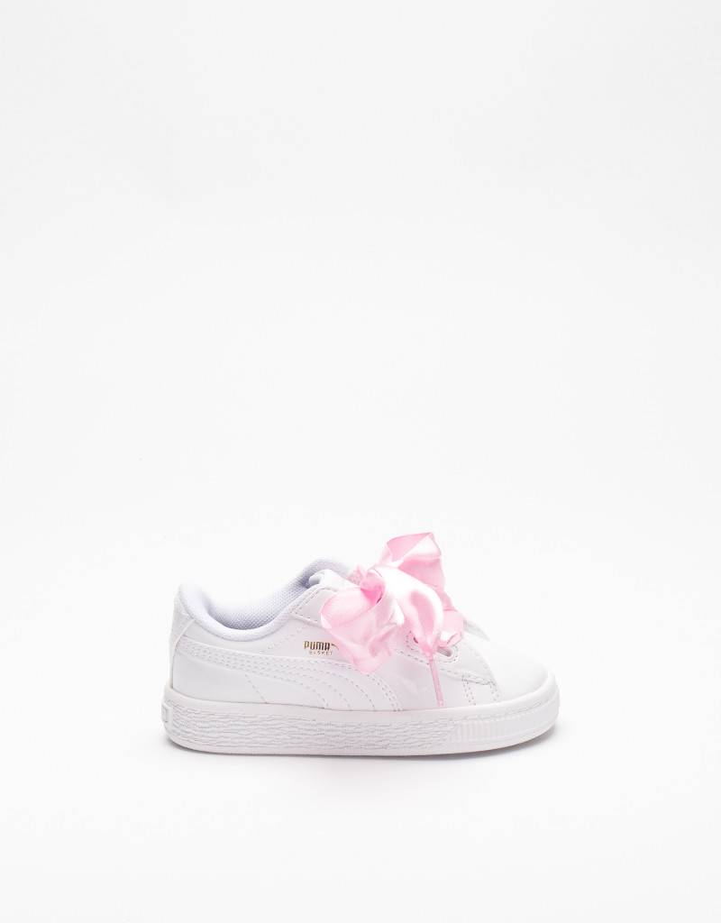 puma basket infant white