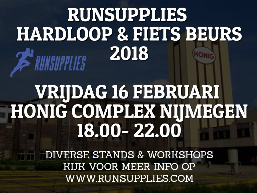 Runsupplies Hardloopbeurs Nijmegen 16 februari 2018