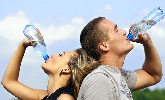Drinken tijdens het hardlopen