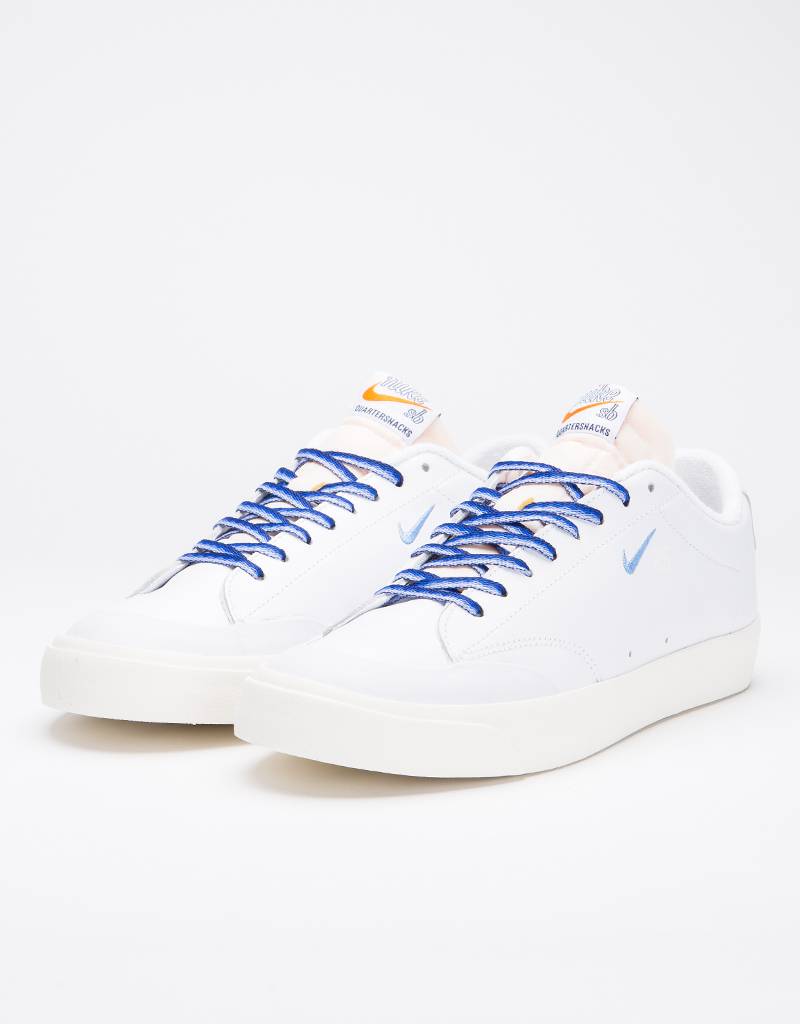 Nike SB X Quartersnacks Zoom Blazer Low XT white/university blue ... Nike SB X Quartersnacks Zoom Blazer Low XT white/university blue-sail ...