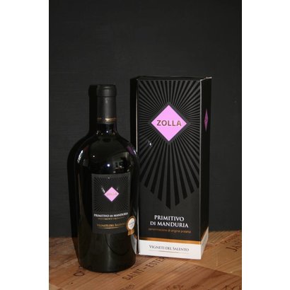 Primitivo di Manduria Zolla 2016 1,5 ltr Gift Box
