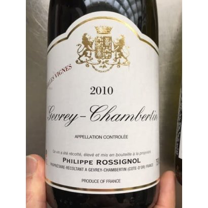 Gevrey-Chambertin Vieilles Vignes Philippe Rossignol 2010