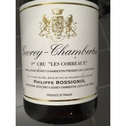 Gevrey-Chambertin 1er Cru "Les Corbeaux' Philippe Rossignol 2012