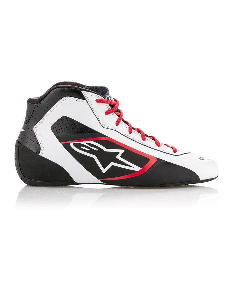 Alpinestars Tech1 K Start Shoe White Black Red Racing