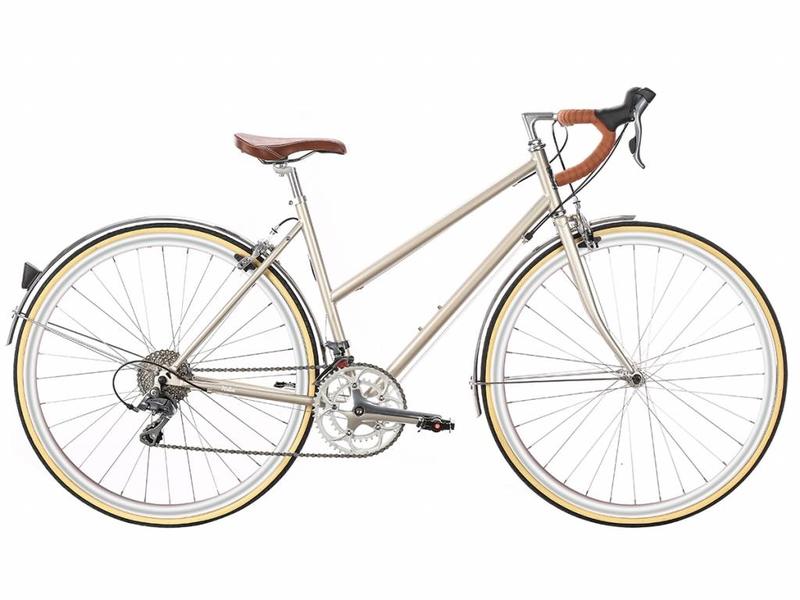 6KU Helen 16Spd City Bike - Champagne - Simple Bike Store