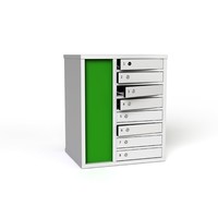laadkast met 8 afzonderlijk afsluitbare vakken voor Notebooks tot 15.6"