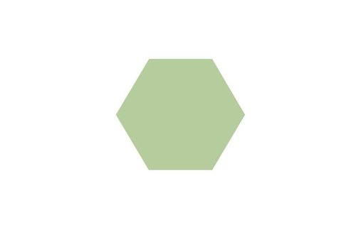 Winckelmans Hexagon Tegel Pistache (0.5Må_) Winckelmans Hexagon Tegel Pistache (0.5Må_)