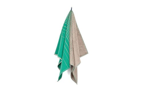 Vij5 TwoTowel - Groen & Beige Vij5 TwoTowel - Groen & Beige