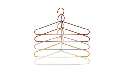 Hay Kledinghangers - Oranje tinten (5 stuks) Hay Kledinghangers - Oranje tinten (5 stuks)