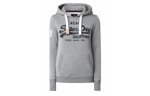 Superdry Hoodie With Logoprint And Lurex Superdry Hoodie With Logoprint And Lurex