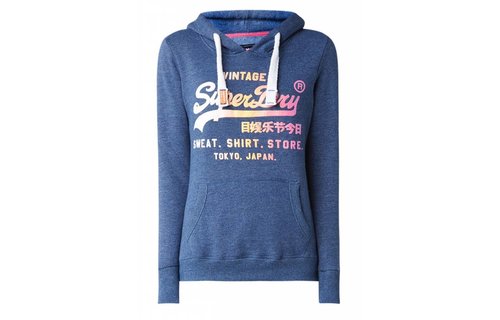 Superdry Hoodie With Vintage Logoprint Superdry Hoodie With Vintage Logoprint