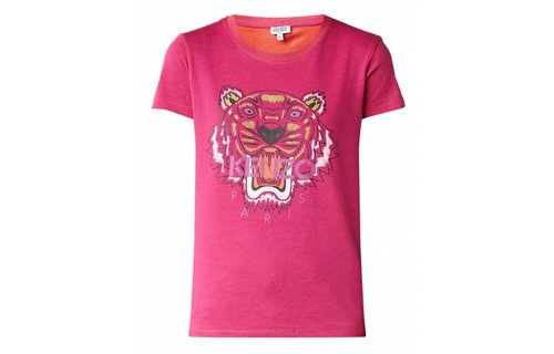 Kenzo Tiger T-shirt Met Logoprint Kenzo Tiger T-shirt Met Logoprint