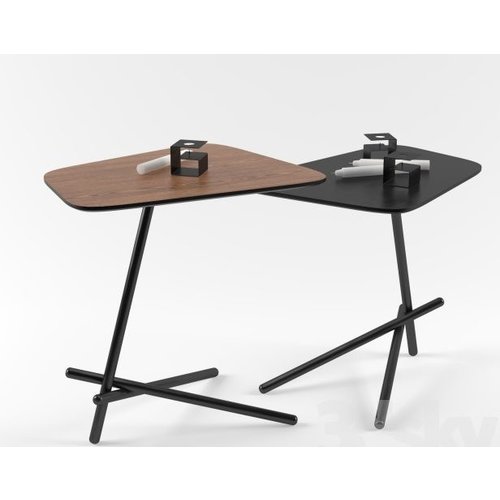 Cattelan Italia Laser - Koffie Tafel Zwart Glas Cattelan Italia Laser - Koffie Tafel Zwart Glas