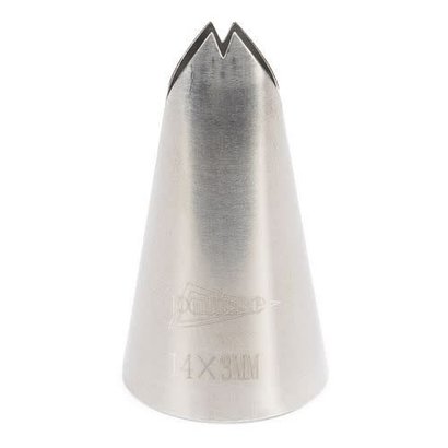 Patisse Spuitmondje RVS Blad 14x3 mm