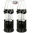 Campinglamp LED – 2 STUKS - Waterbestendig – Ultra Helder – 30 LED Lampjes – Werkt op batterijen – Inklapbaar – Makkelijk mee te nemen of op te bergen – Geschikt voor camping, tuin, ruimtes zonder stroom – Ideaal voor noodgevallen bijv. bij stroomuitval