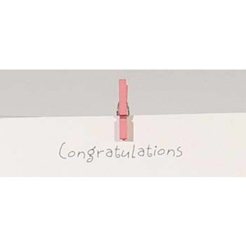 Mini wasknijpertjes Roze - 24 stuks Mini wasknijpertjes Roze - 24 stuks