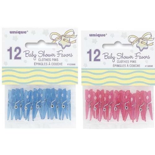 12 plastic knijpertjes bauw 12 plastic knijpertjes bauw
