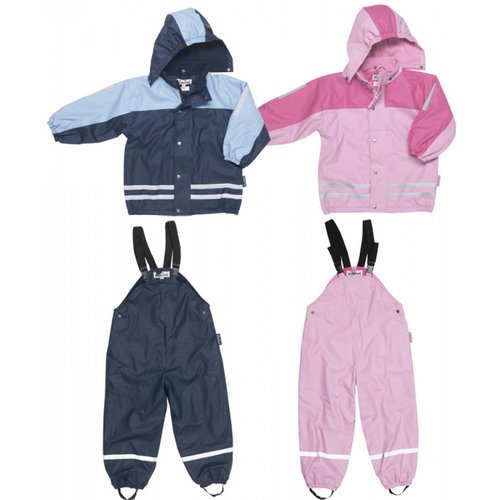 Playshoes Regen-Sneeuw-Skipak in Blauw of Roze Playshoes Regen-Sneeuw-Skipak in Blauw of Roze