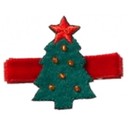 No slippy hair clippy Kerst - Kerstboom haarclipje No slippy hair clippy Kerst - Kerstboom haarclipje