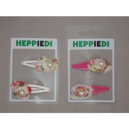 Haarspeldje, Clipje met Bloem en Parel Haarspeldje, Clipje met Bloem en Parel