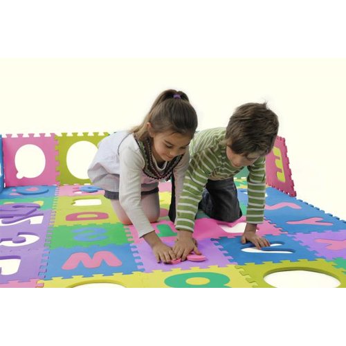 Playshoes Zeer groot Speelkleed-puzzelmat van EVA schuim. Alfabet Playshoes Zeer groot Speelkleed-puzzelmat van EVA schuim. Alfabet