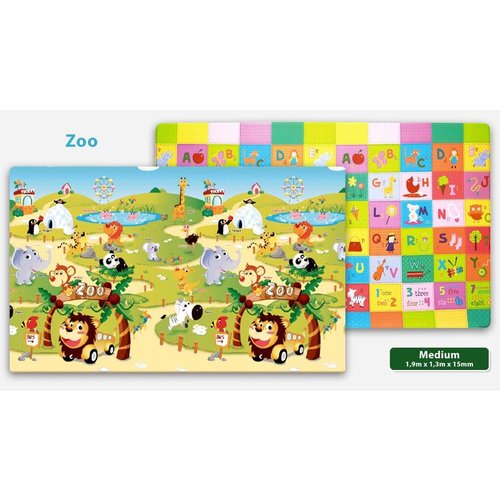 Dwinguler Speeltapijt - Speelkleed Zoo - Dierentuin M Dwinguler Speeltapijt - Speelkleed Zoo - Dierentuin M